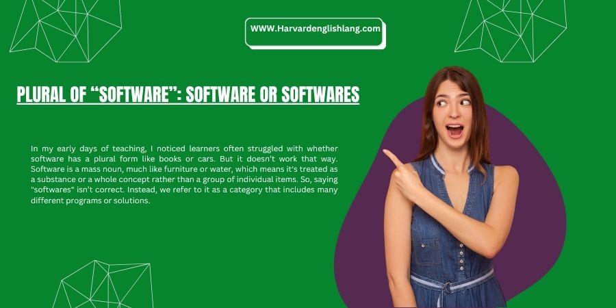 Plural of “Software”: Software or Softwares
