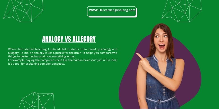 Analogy vs Allegory