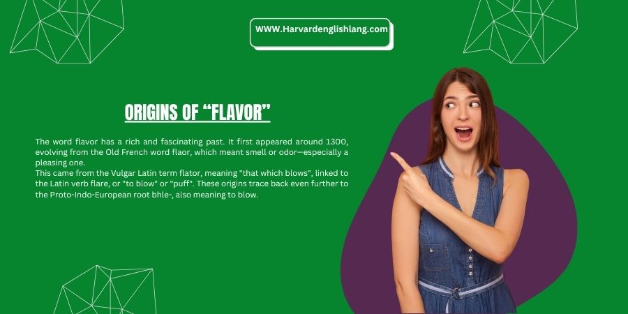 Origins of “Flavor”