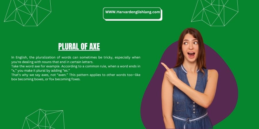 Plural of Axe