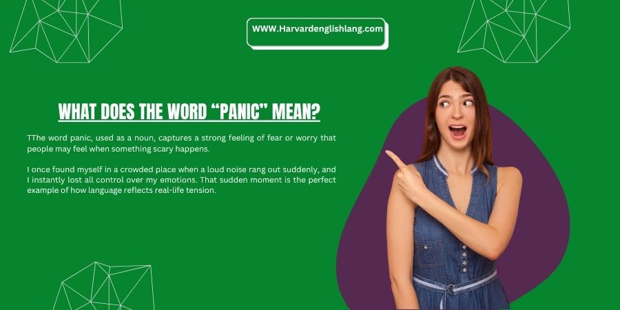 What does the Word “Panic” Mean?